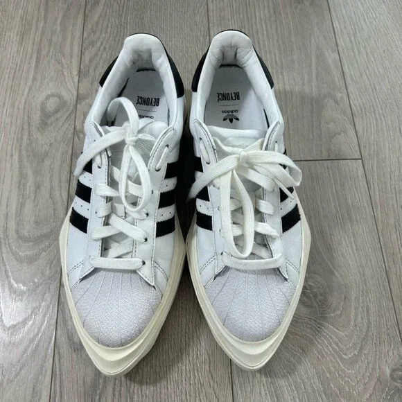 Adidas Originals x Beyonc Superstar Womens Platform Trainers Sneakers
